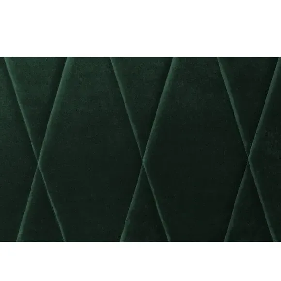 2-Seater Sofa Bed with Clic Clac - Green, Velvet
