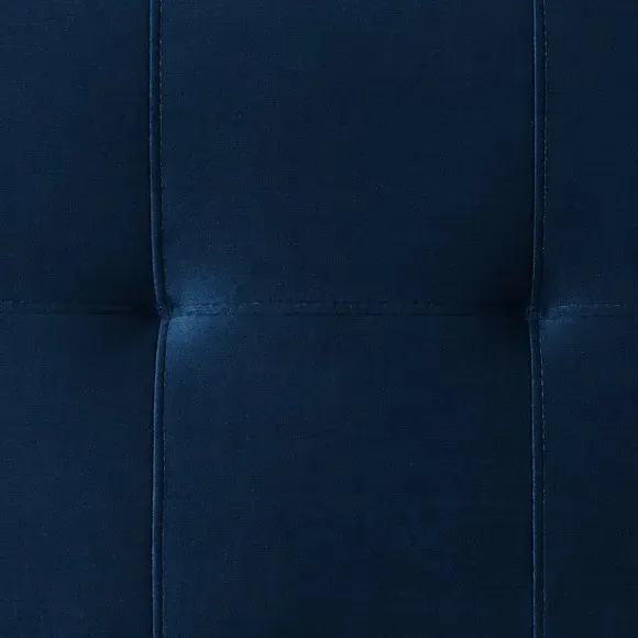 2-Seater Sofa Bed with Clic Clac - Midnight, Velvet