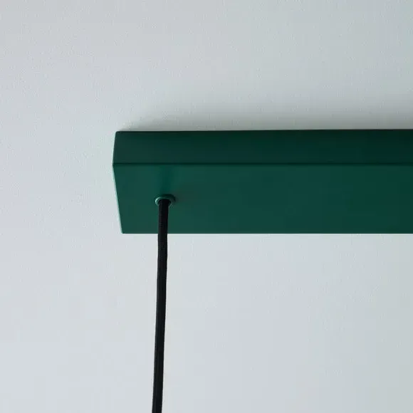 3-Light Adjustable Ceiling Light - Black, Glass