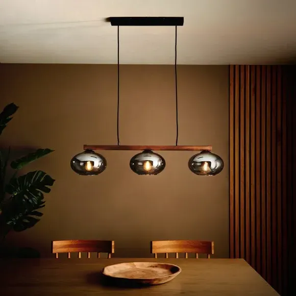 3-Light Adjustable Ceiling Light - Black, Metal