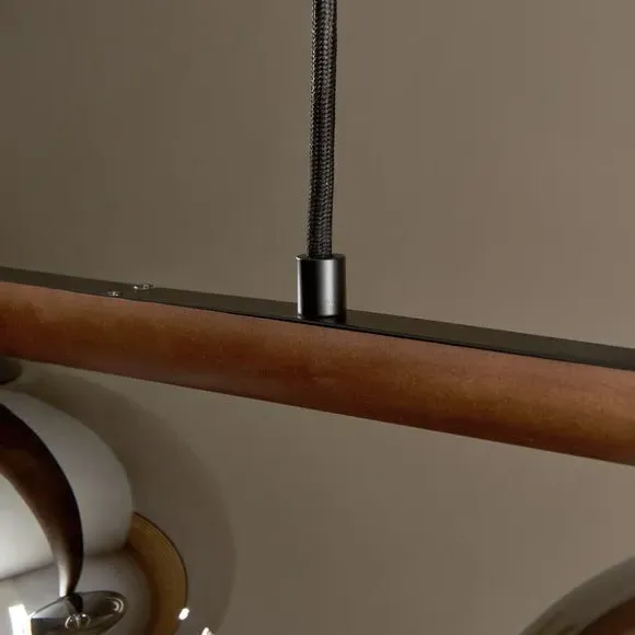 3-Light Adjustable Ceiling Light - Black, Metal