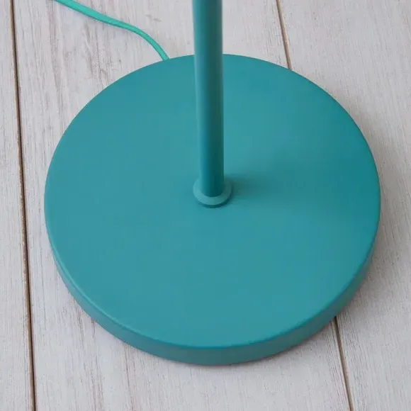 3-Light Floor Lamp with Foot Switch - Green