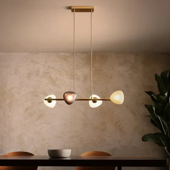 4-Light Adjustable Ceiling Light - Multicolor