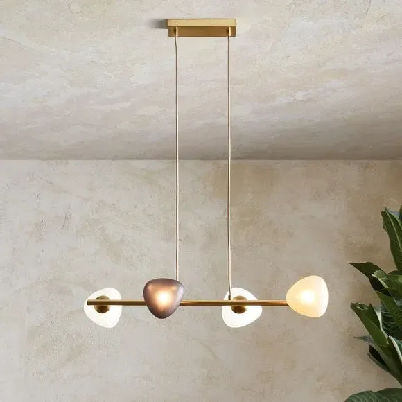 4-Light Adjustable Ceiling Light - Multicolor image