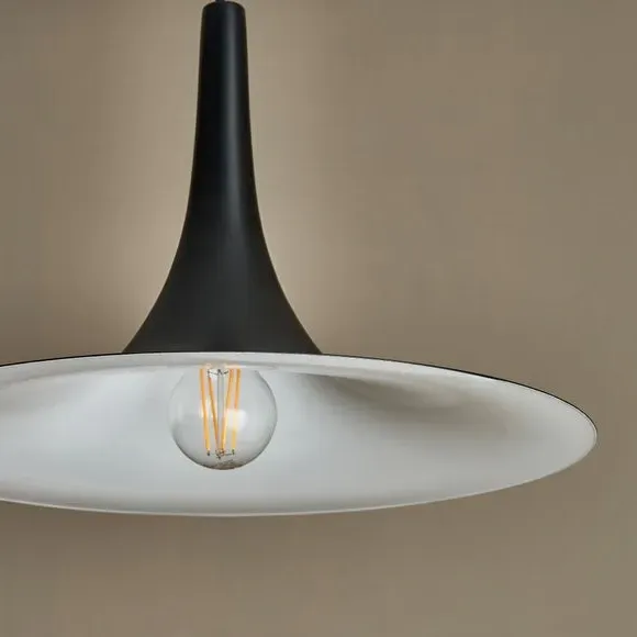 Adjustable Pendant Light - Black, Metal