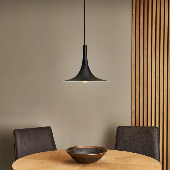 Adjustable Pendant Light - Black, Metal image