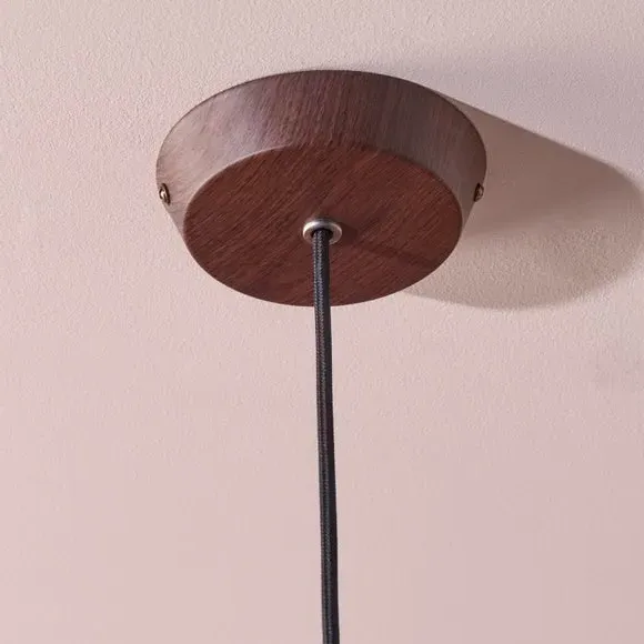 Adjustable Pendant Light - Brass, Metal Glass