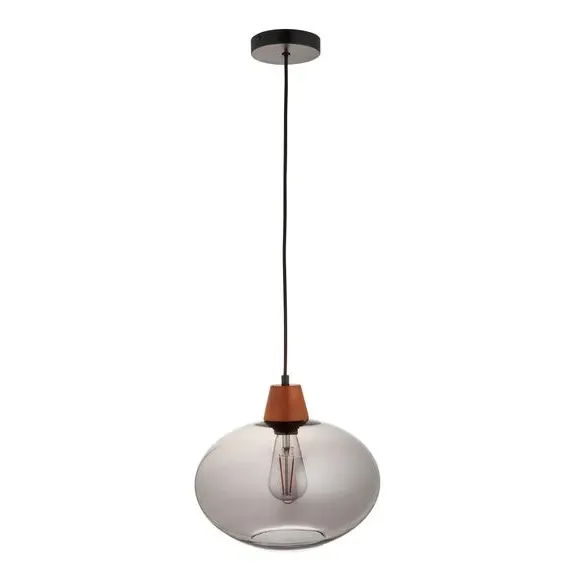 Adjustable Pendant Light Industrial - Black