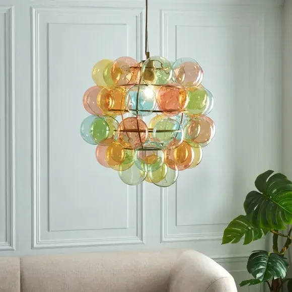 Adjustable Pendant Light - Multicolor, Steel image