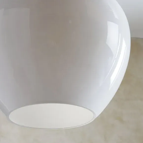 Adjustable Pendant Light - White, Glass