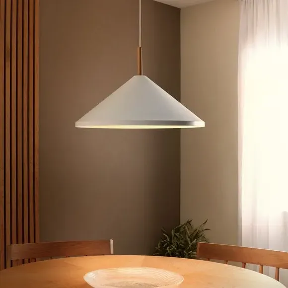 Adjustable Pendant Light - White, Metal
