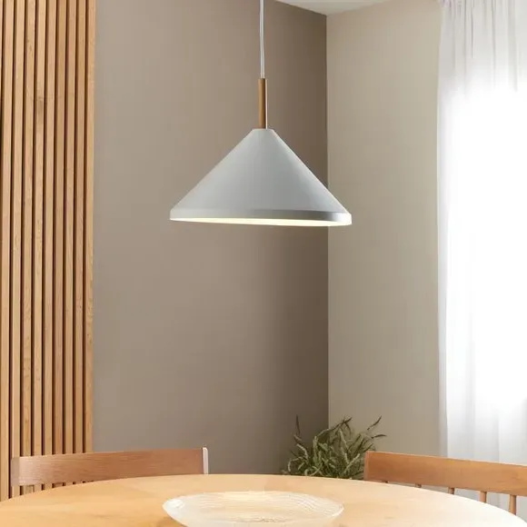 Adjustable Pendant Light - White, Metal