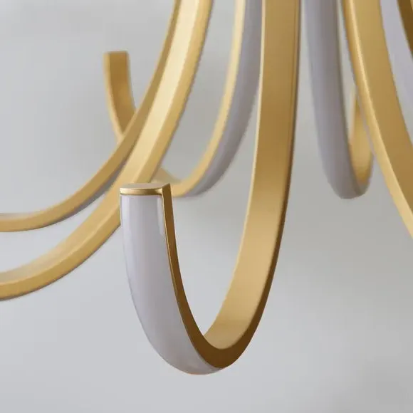 LED Touch Dimmable Chandelier - Gold