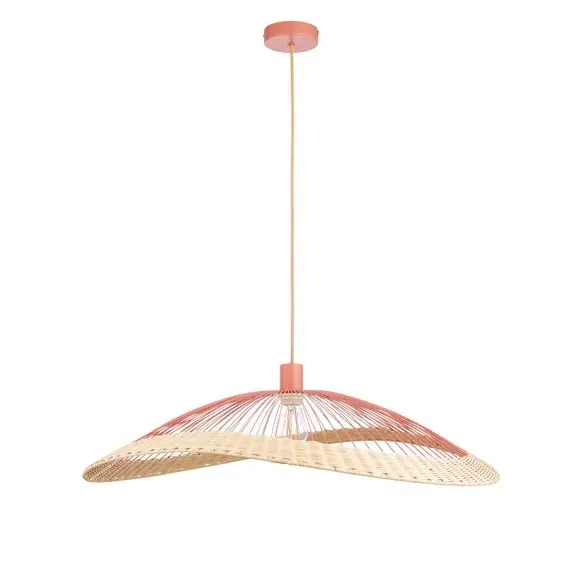 Oversized Pendant Light Dimmable - Clay, Rattan