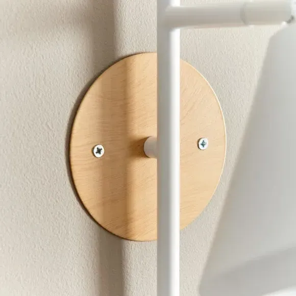 Plug-In Wall Light - White, Metal