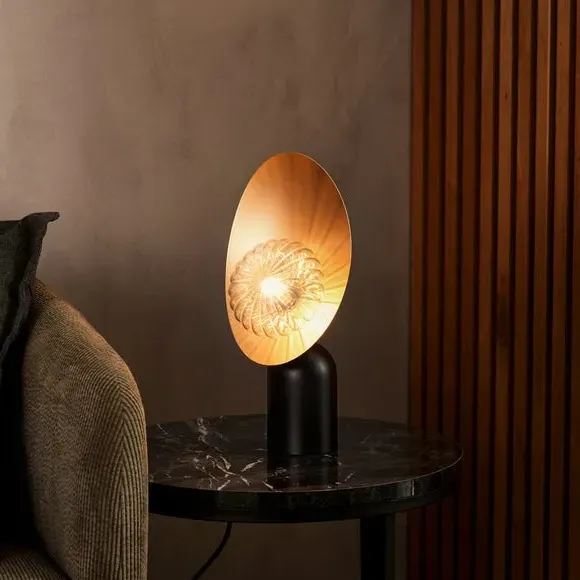 Table Lamp with Touch Control - Brass, Metal