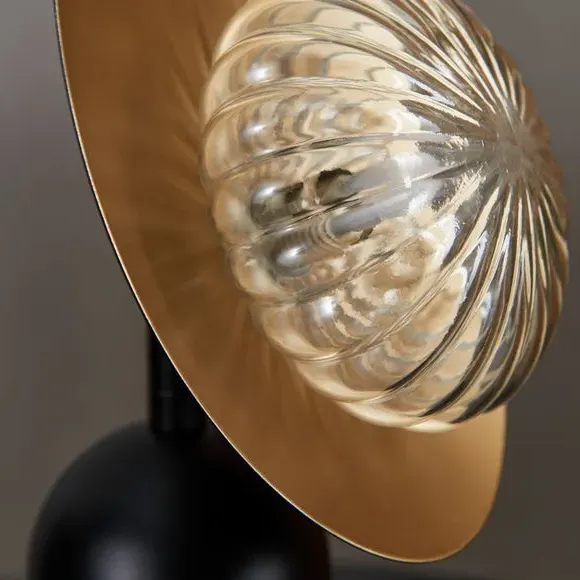 Table Lamp with Touch Control - Brass, Metal