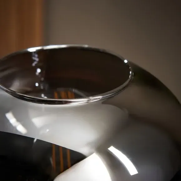 Touch Dimmable Table Lamp - Black, Wood