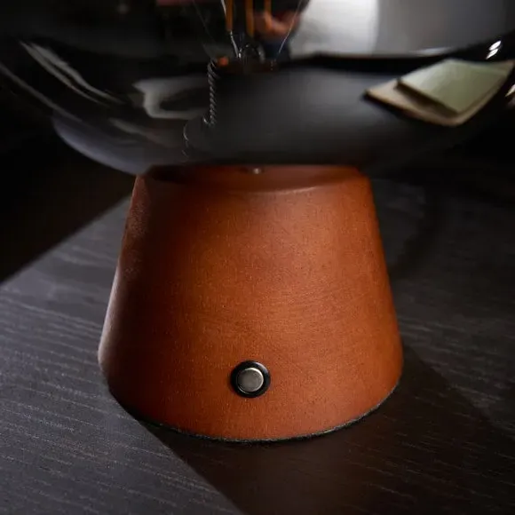 Touch Dimmable Table Lamp - Black, Wood