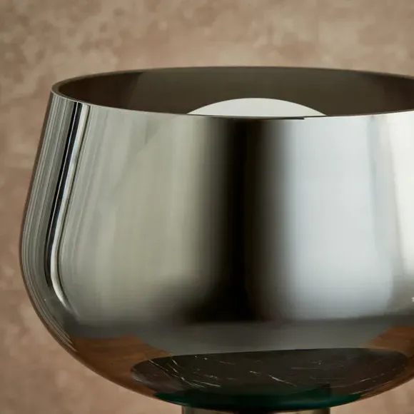 Touch Dimmable Table Lamp - Green, Glass
