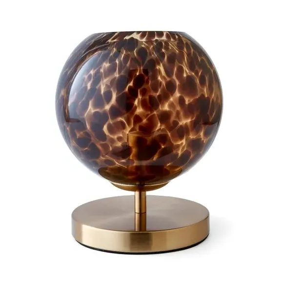 Touch Table Lamp - Brown, Glass