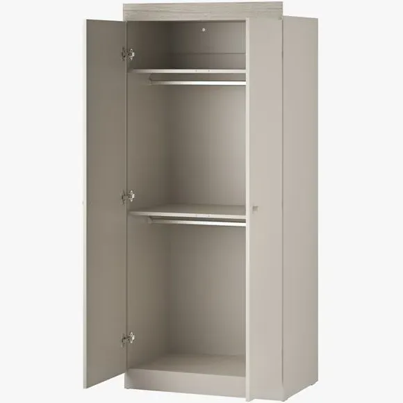 3-Drawer Chest & Wardrobe Set - Cashmere, Ash