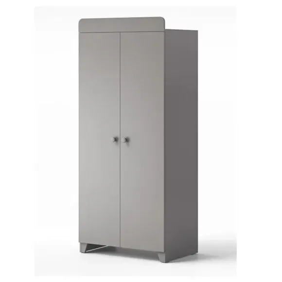 3-Drawer Chest & Wardrobe Set - Grey