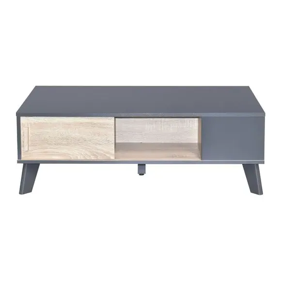 Coffee Table with Storage - Grey, Oak