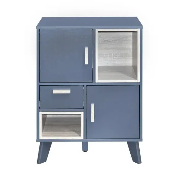 Small Cabinet with Storage - Grey, Oak