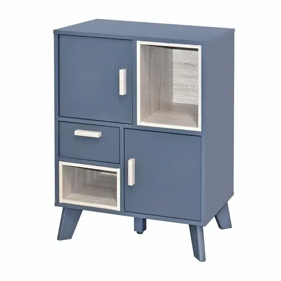 Small Cabinet with Storage - Grey, Oak