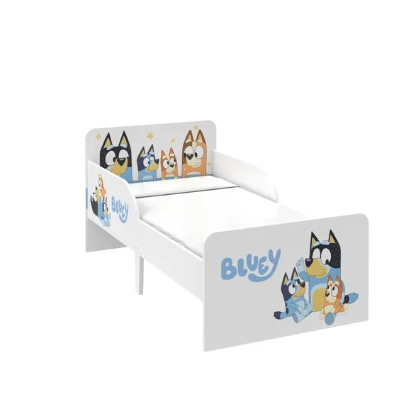 Toddler Bed with Safety Sides - White, Wood