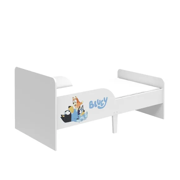 Toddler Bed with Safety Sides - White, Wood