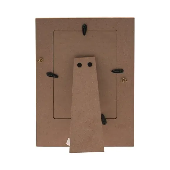 Wire Heart Photo Frame - Brown, Wood