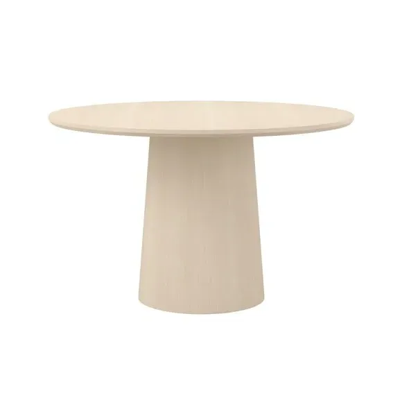 4-Seater Dining Table Conical Design - Natural Wood image