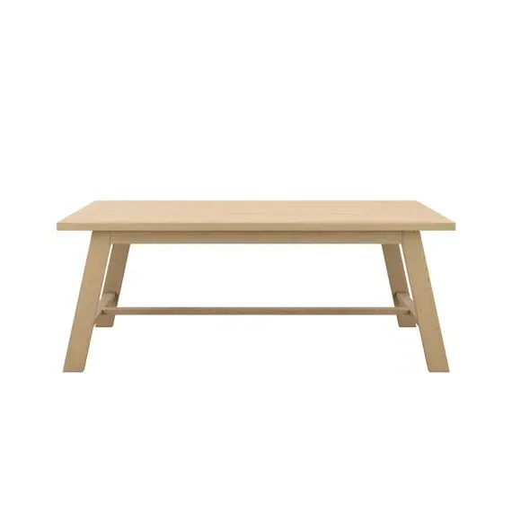 8-Seater Dining Table - Latte, Wood Grain