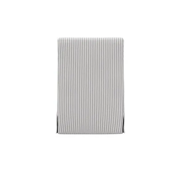 Dining Chair with Arms - Grey Stripe, Fabric