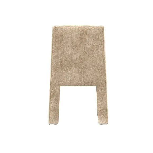 Dining Chair with Ribbed Design - Honey, Chenille