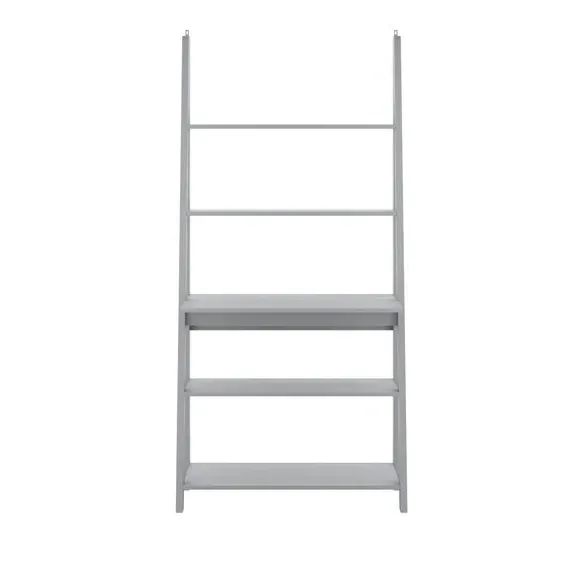 Ladder Desk with Storage - Grey, MDF