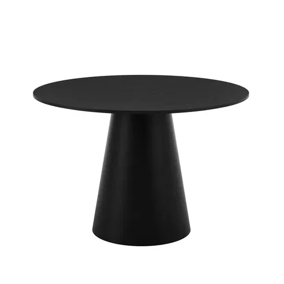 Round Dining Table - Black, Wood