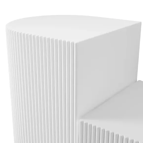 Set of 2 Side Tables - White