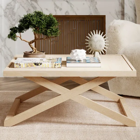 X-Design Coffee Table - Blonde, Wood Veneer image