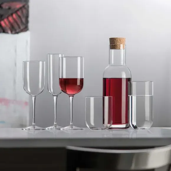 1L Glass Carafe with Cork Stopper - Clear