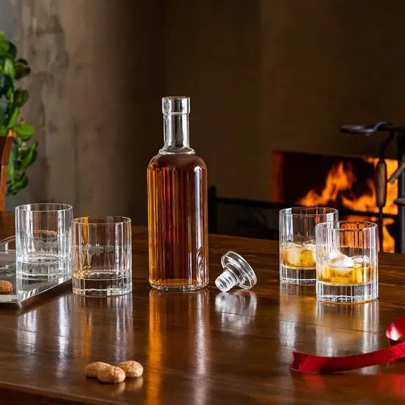 5-Piece Whisky Glass Set - Clear, Glass