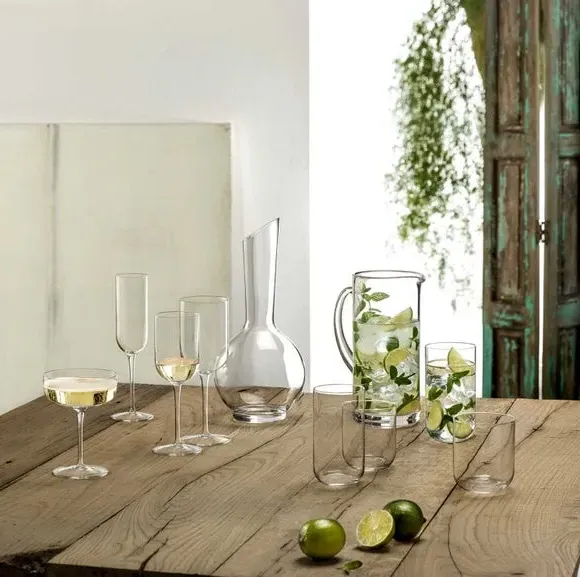 Set of 4 Cocktail Glasses - Clear, Glass