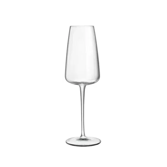 Set of 4 Flute Glasses - Clear, Glass image