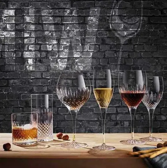 Set of 4 Highball Glasses - Clear, Glass