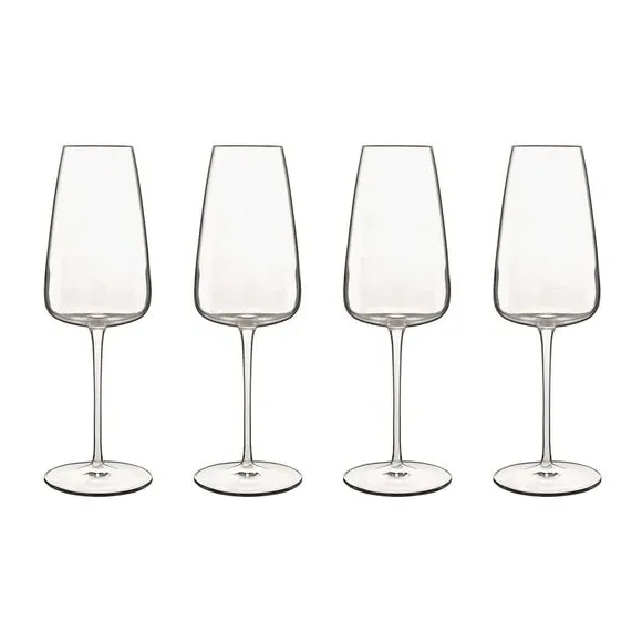 Set of 4 Prosecco Glasses - Clear, Glass image