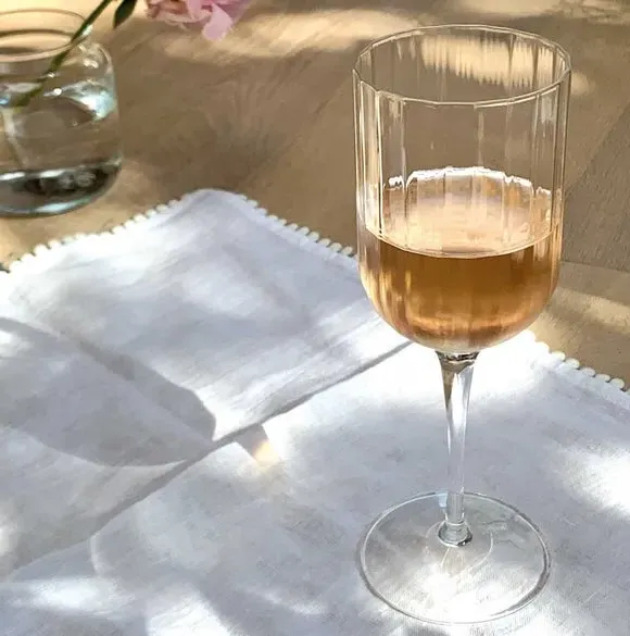 Set of 4 Wine Glasses - Clear, Glass