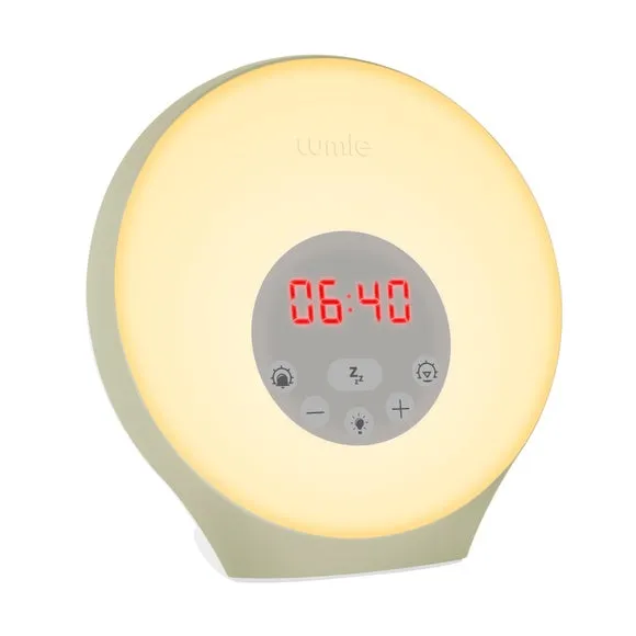 Digital Sunrise Alarm Clock - White