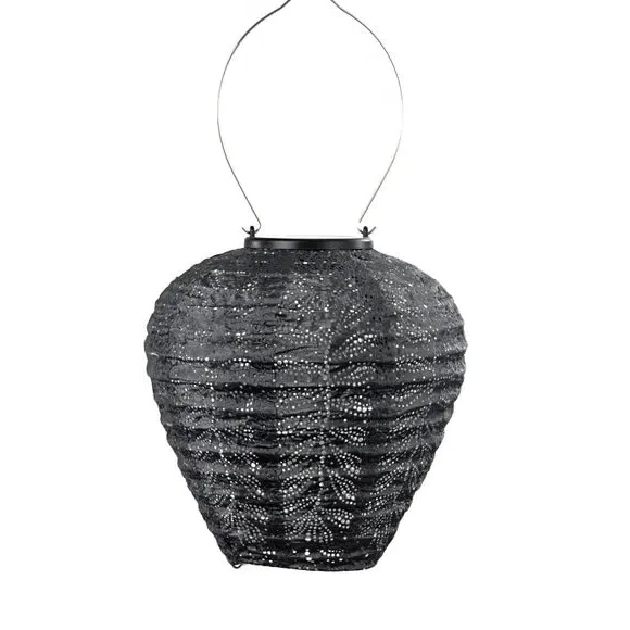 Solar Lantern with Balloon Design - Dark Grey image